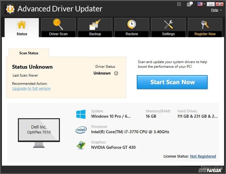 Advanced Driver Updater Free Download